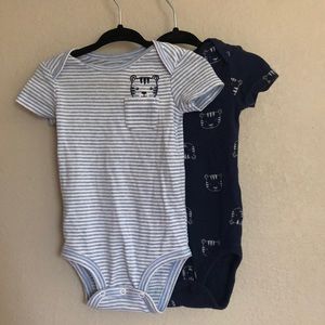 Carters 6m onsie set tigers